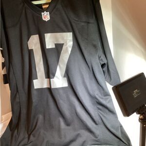 Raiders Davante Adams Signed Black Nike Jersey BAS Witnessed